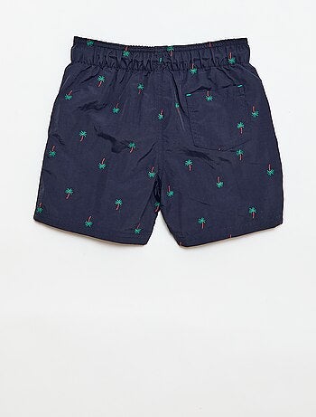 Short de bain brodé