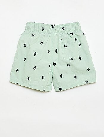 Short de bain brodé