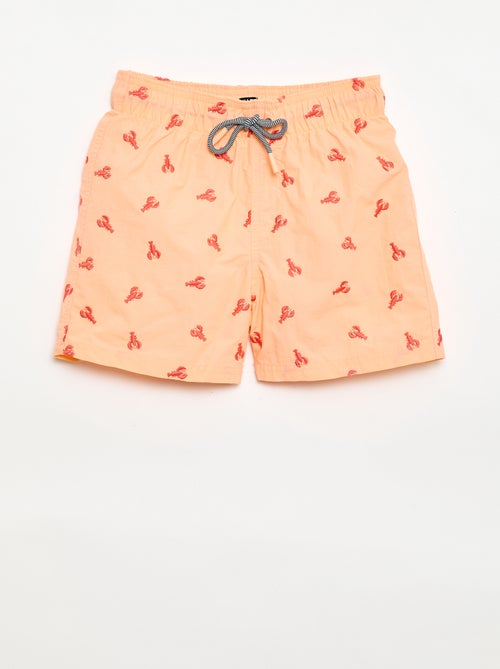 Short de bain brodé - Kiabi Short de bain brodé - Kiabi