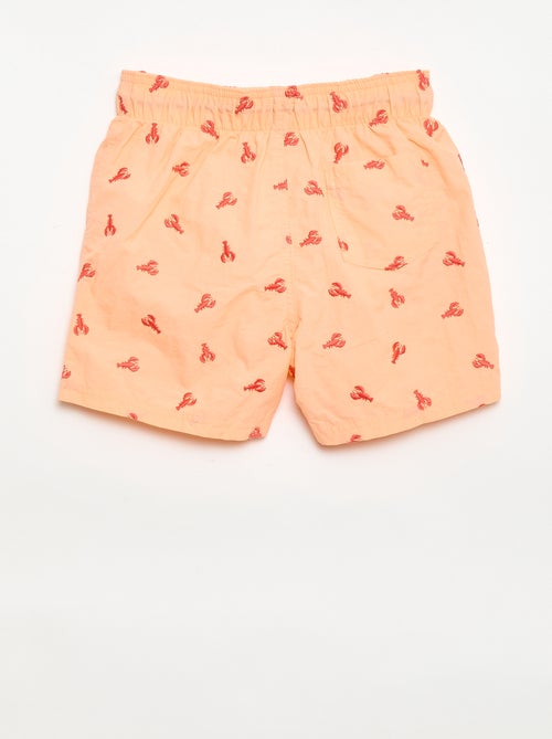 Short de bain brodé - Kiabi Short de bain brodé - Kiabi