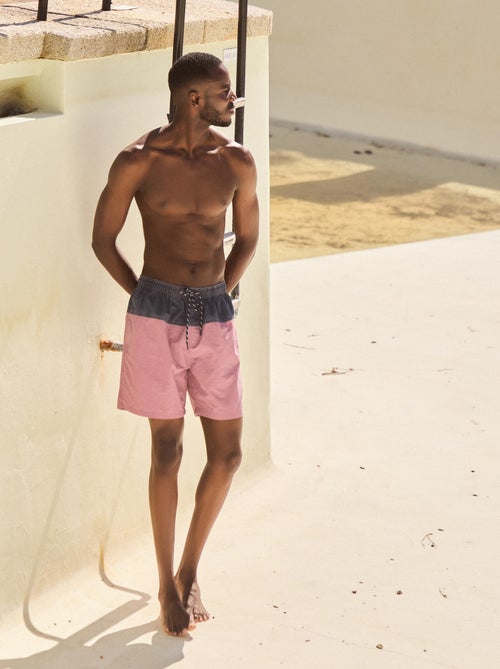 Short de bain contrasté MO Fashion - Kiabi