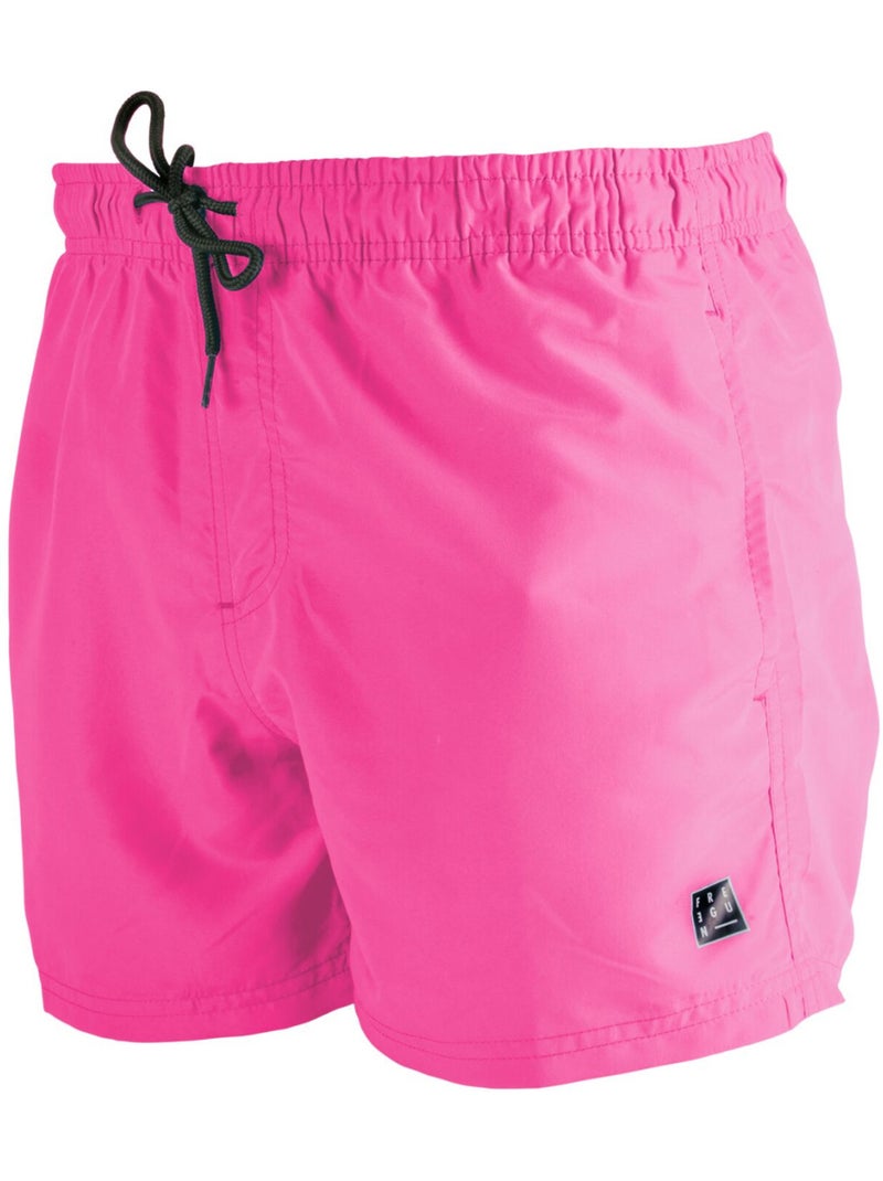 Short de bain court enfant avec doublure eco6 freegun Rose - Kiabi