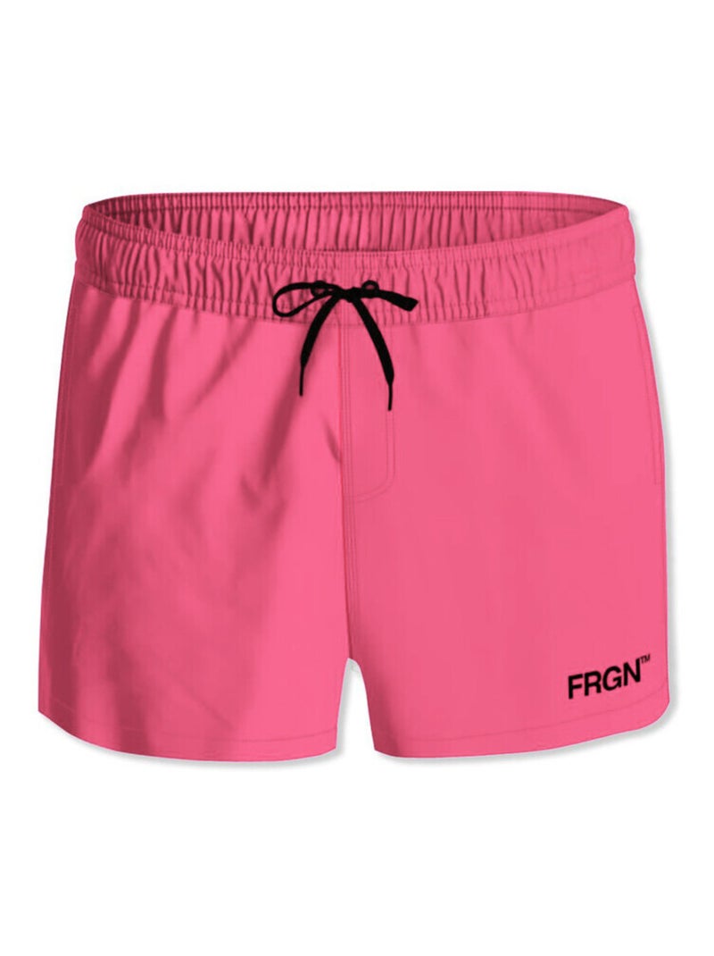 Short de bain court enfant avec doublure Ecoo Freegun Rose - Kiabi