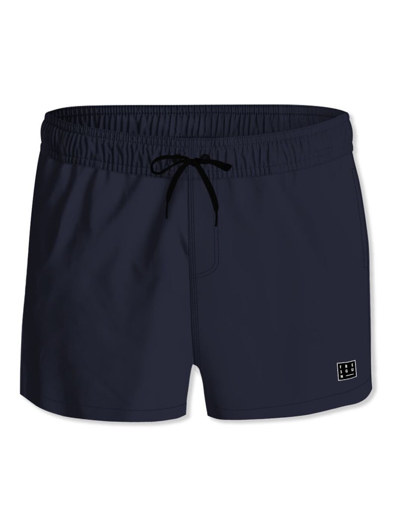 Short de bain court homme avec doublure Ecoo Freegun Bleu - Kiabi