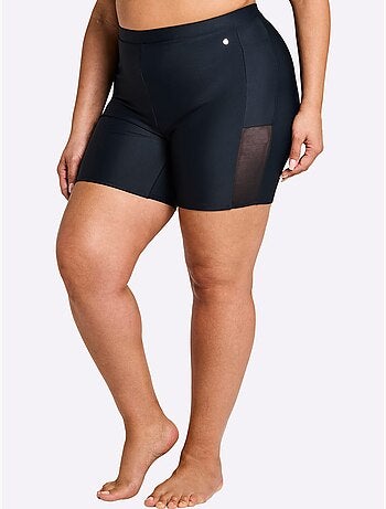 Short De Bain Empiècement Maille - Taille Standard - Sheego
