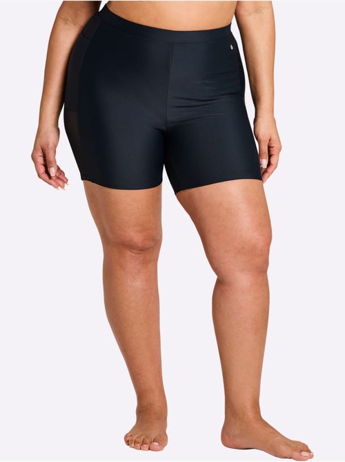 Short De Bain Empiècement Maille - Taille Standard - Sheego - Kiabi