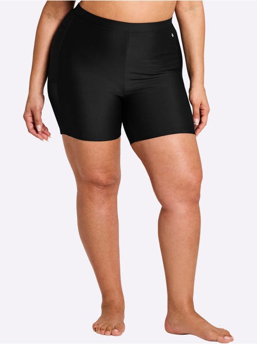 Short De Bain Empiècement Maille - Taille Standard - Sheego - Kiabi