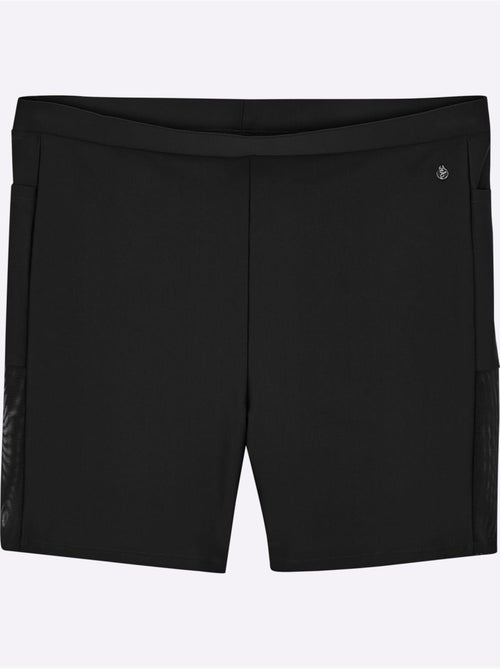 Short De Bain Empiècement Maille - Taille Standard - Sheego - Kiabi