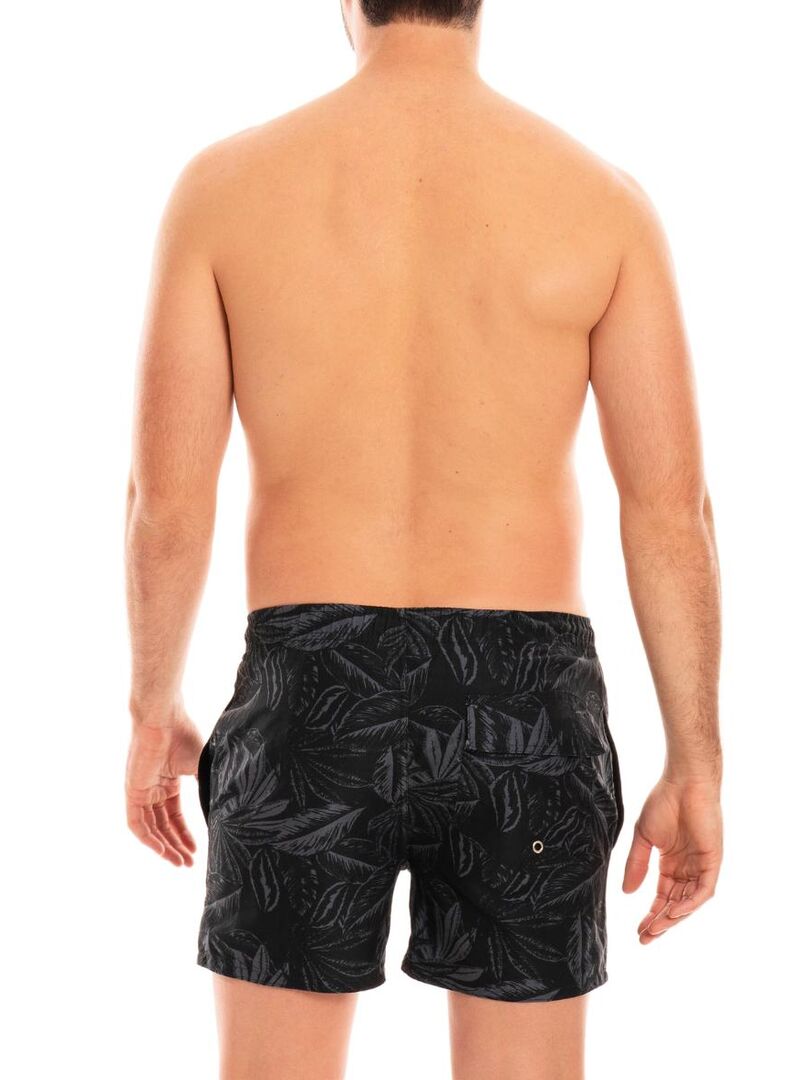Short de bain Fabio Noir - Kiabi