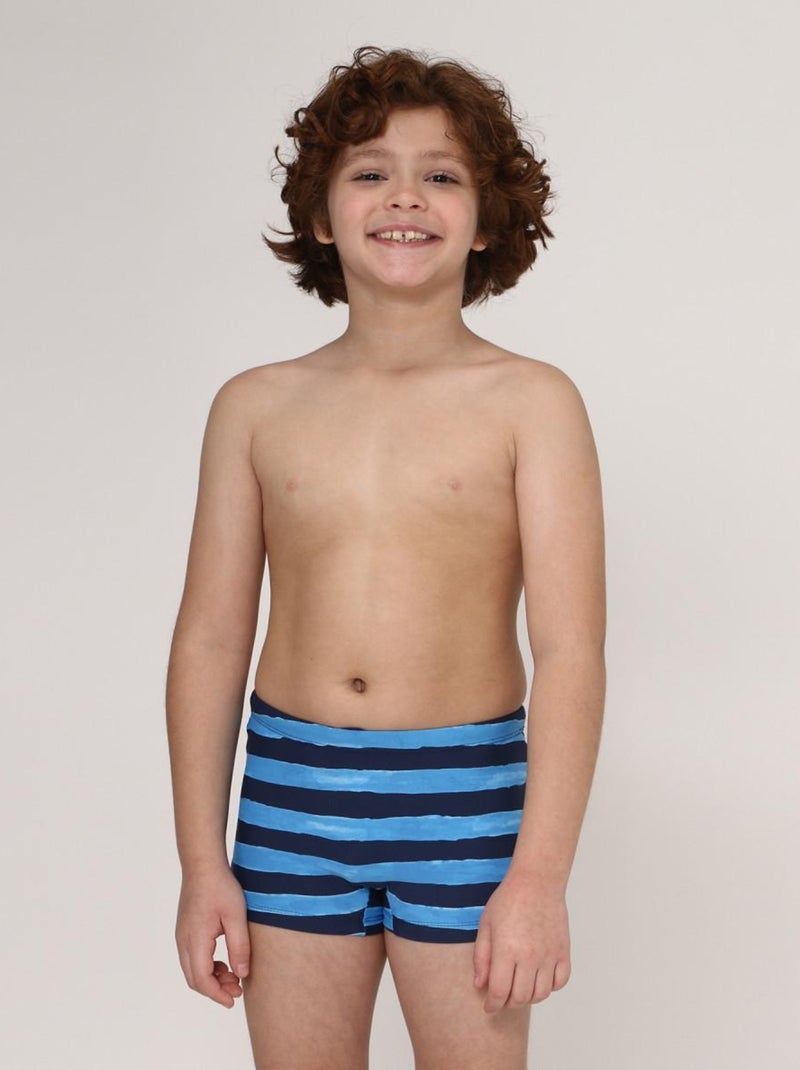 Short de bain garcon Bem estar  UV Line Bleu marine - Kiabi