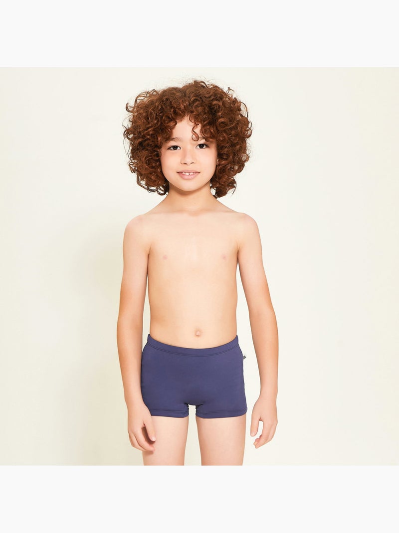 Short de bain garcon Classics UV Line Bleu marine - Kiabi
