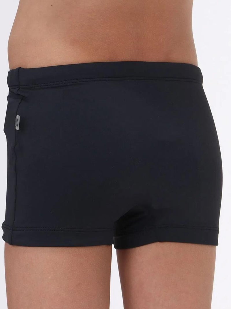 Short de bain garcon Classics UV Line Noir - Kiabi