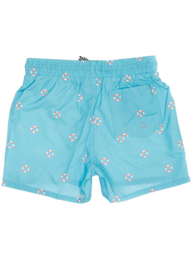 Short de bain Garçon Sun project Bleu turquoise - Kiabi