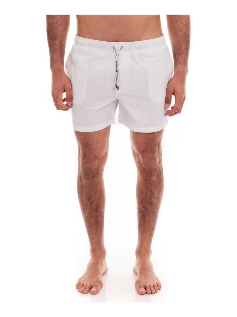 SHORT DE BAIN GARY Blanc - Kiabi