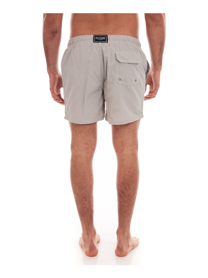 SHORT DE BAIN GARY Gris - Kiabi