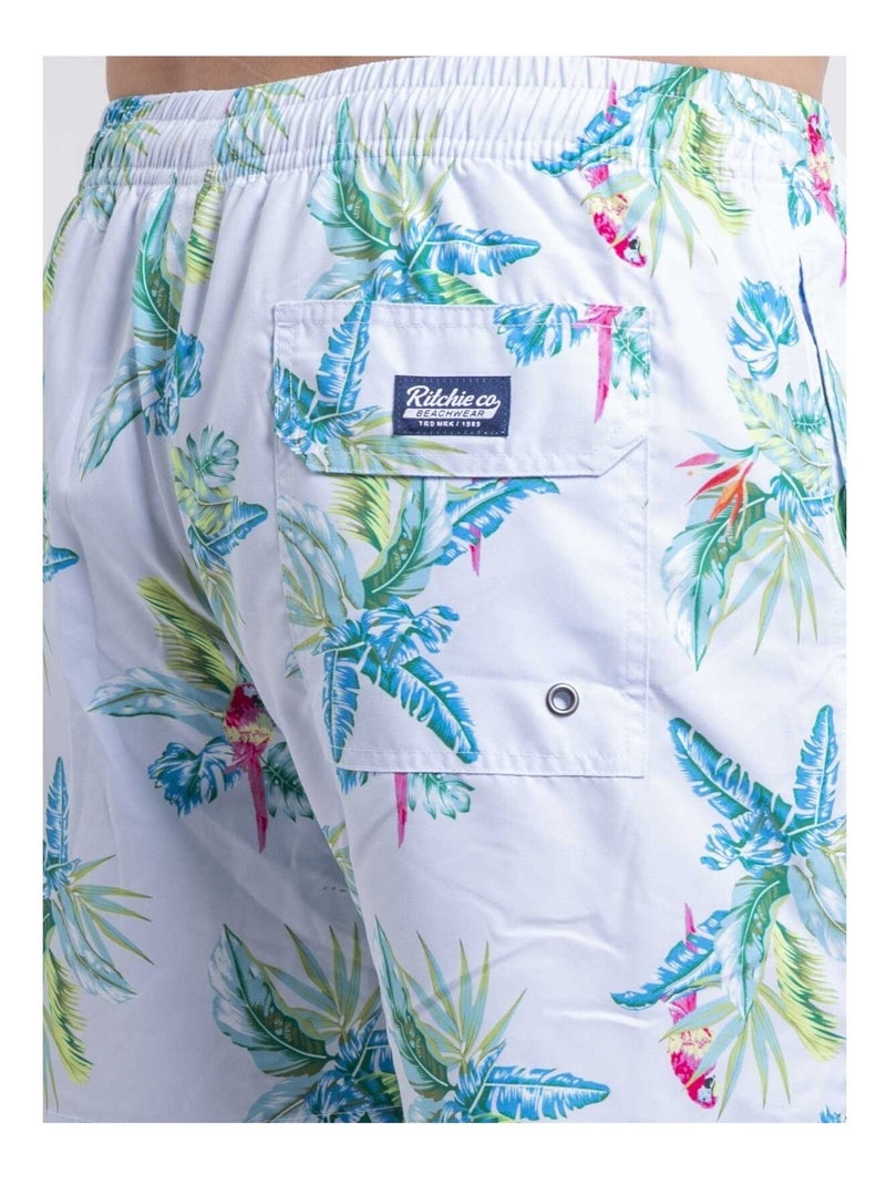 Short de bain GATINO Blanc - Kiabi