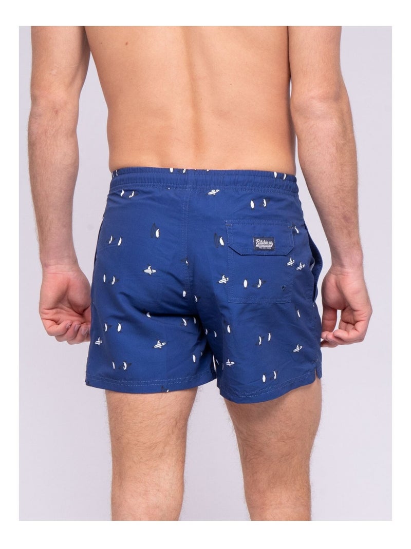 Short de bain GILSON Bleu marine - Kiabi