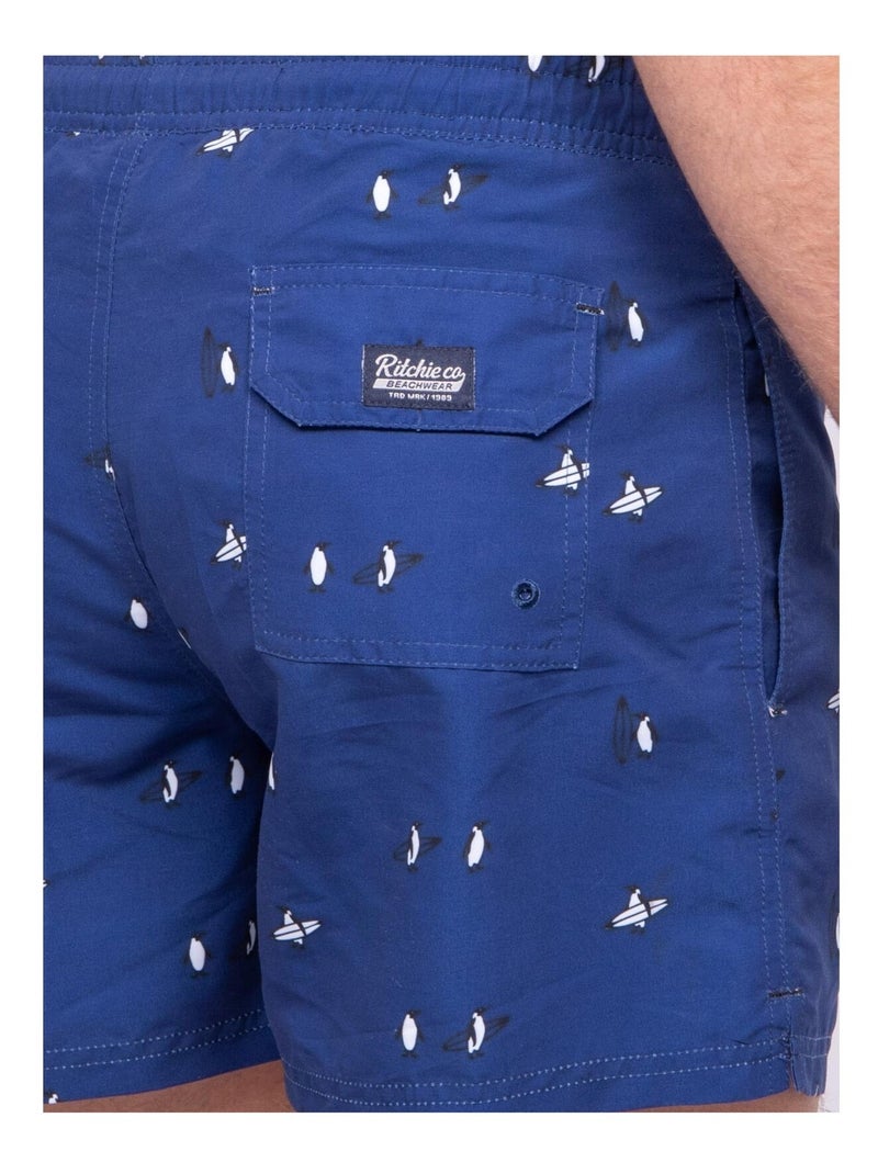 Short de bain GILSON Bleu marine - Kiabi