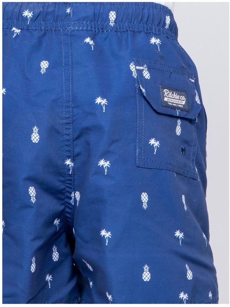 Short de bain GIORGIO garçon Bleu marine - Kiabi