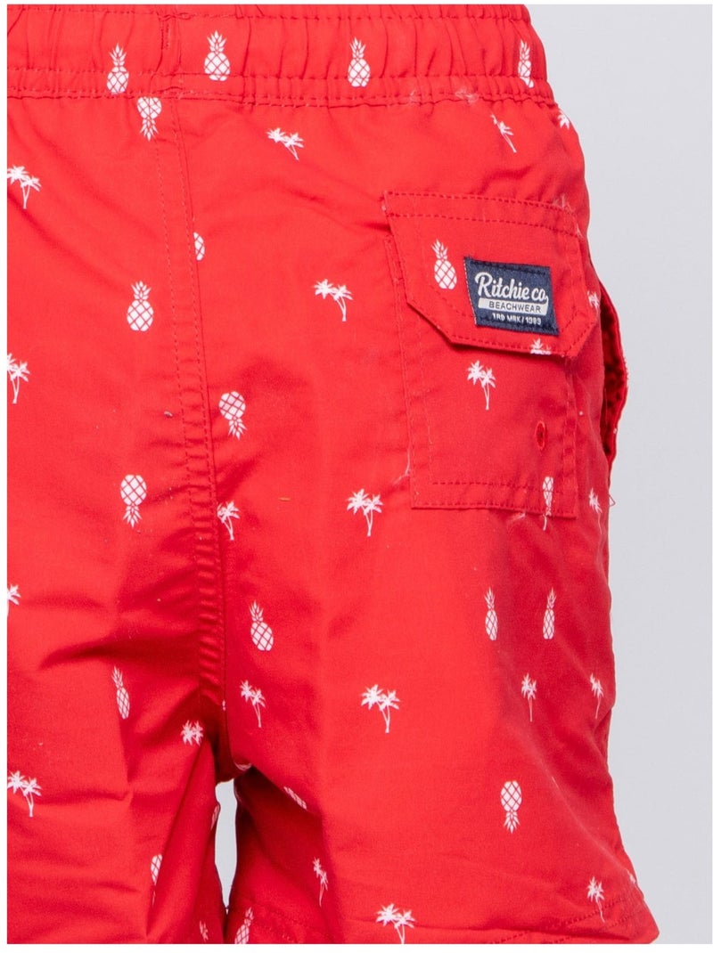 Short de bain GIORGIO garçon Rouge - Kiabi