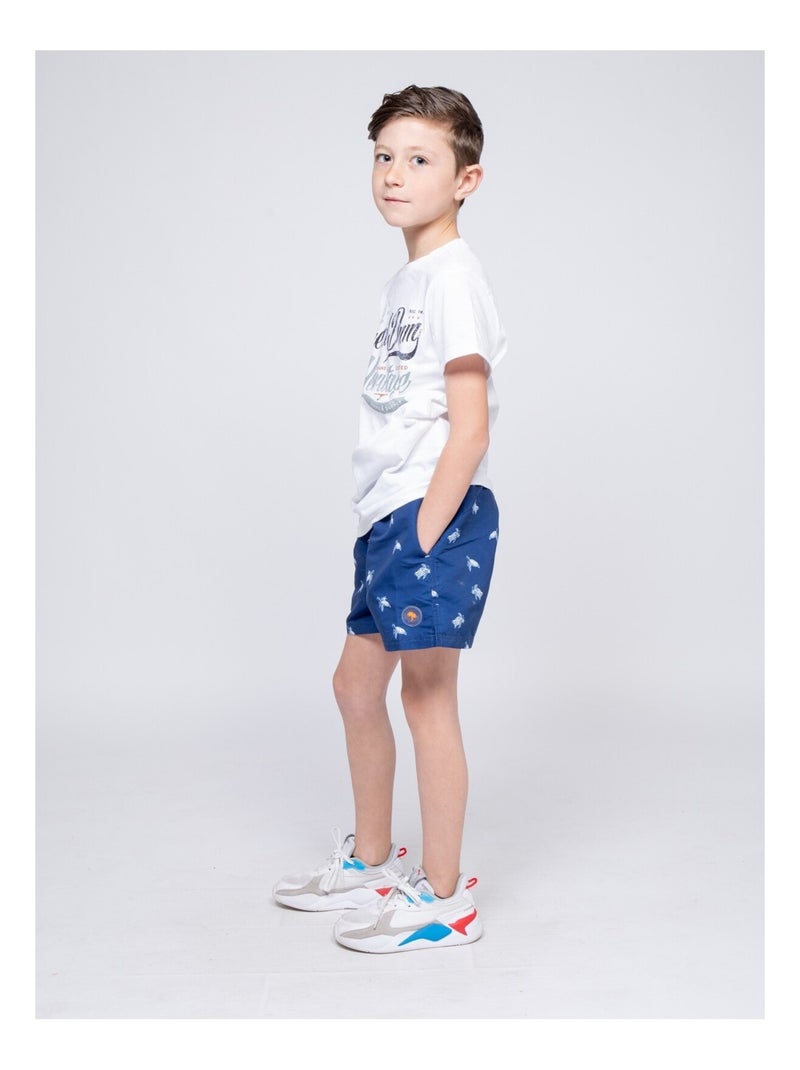 Short de bain GORKA garçon Bleu marine - Kiabi