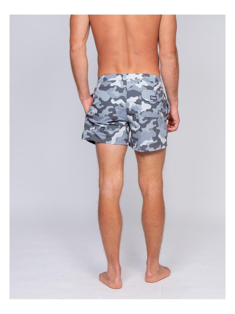 Short de bain GUSTAVO Gris - Kiabi