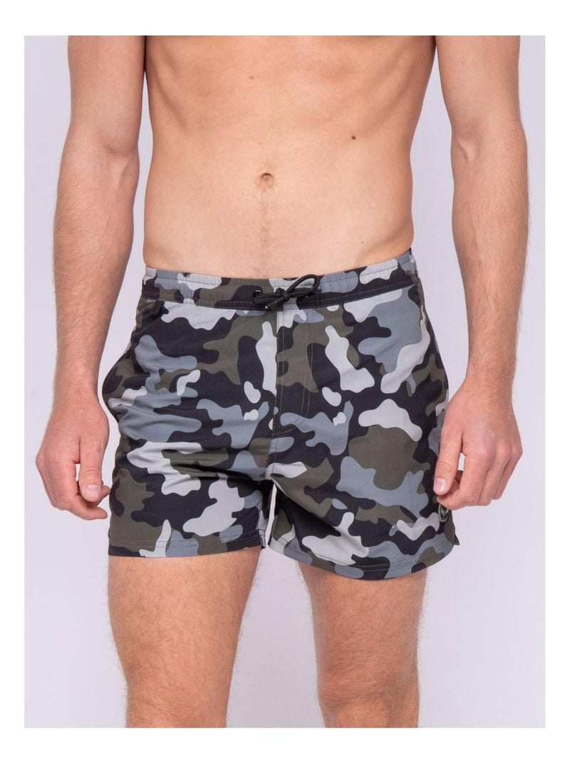 Short de bain GUSTAVO Kaki - Kiabi