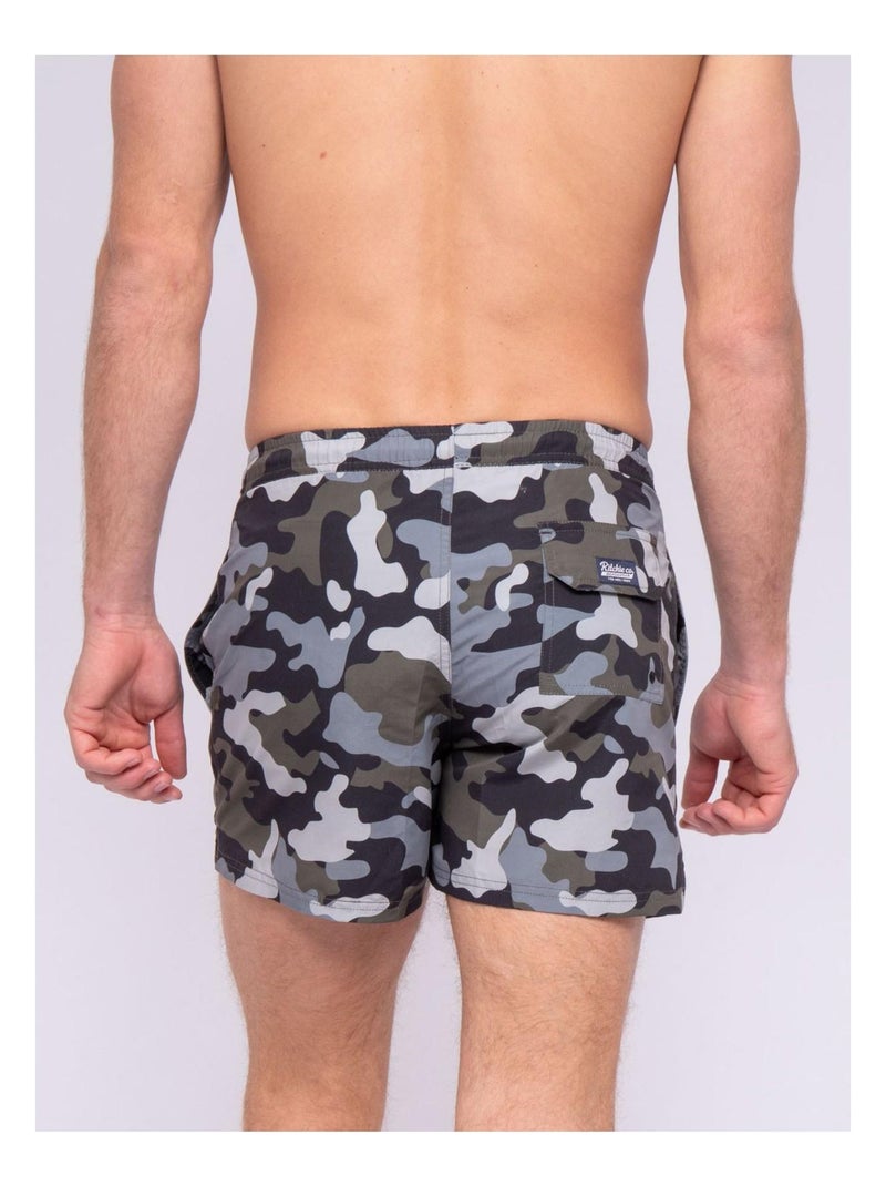 Short de bain GUSTAVO Kaki - Kiabi