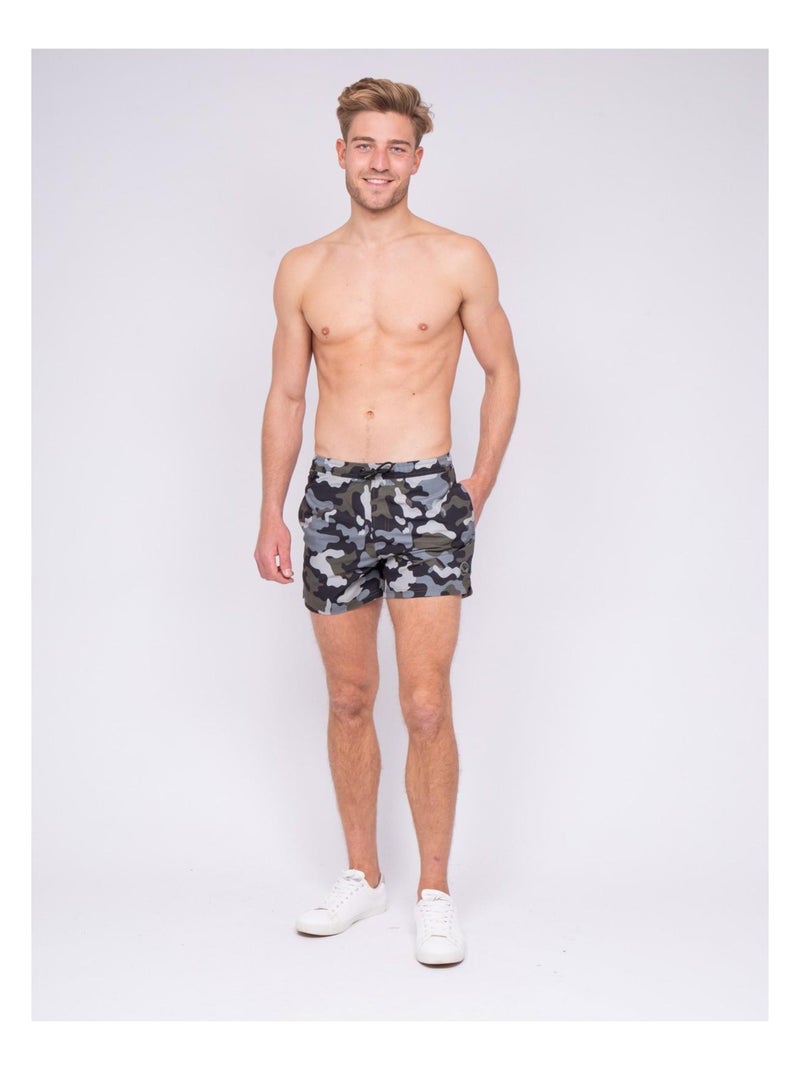 Short de bain GUSTAVO Kaki - Kiabi
