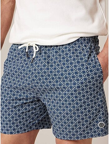 Short de bain homme à imprimé graphique 'Deeluxe'