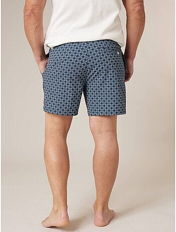 Short de bain homme à imprimé graphique 'Deeluxe'