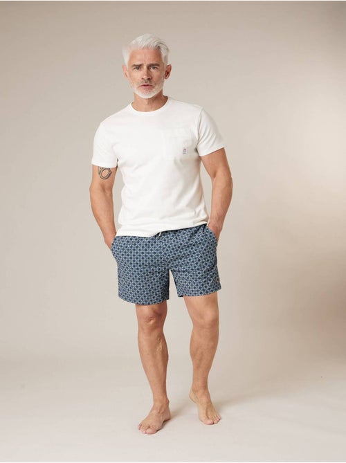 Short de bain homme à imprimé graphique 'Deeluxe' - Kiabi