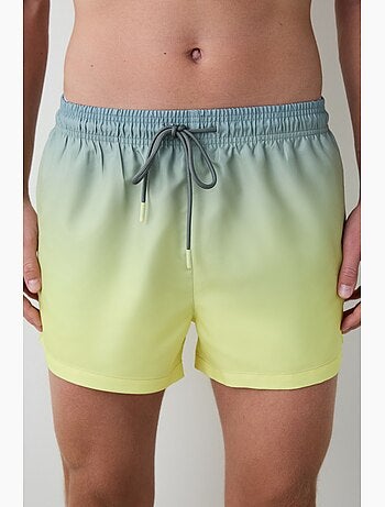 Short de bain homme à rayures dégradées penti