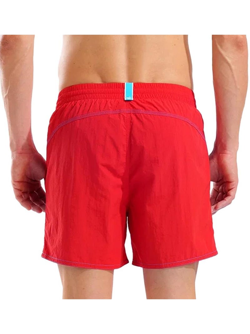 Short de bain Homme Arena Rouge - Kiabi