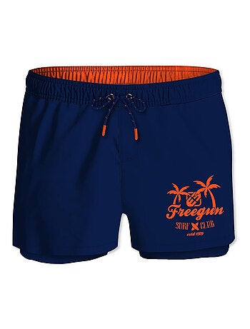 Short de bain homme avec moulant long dessous Club Freegun