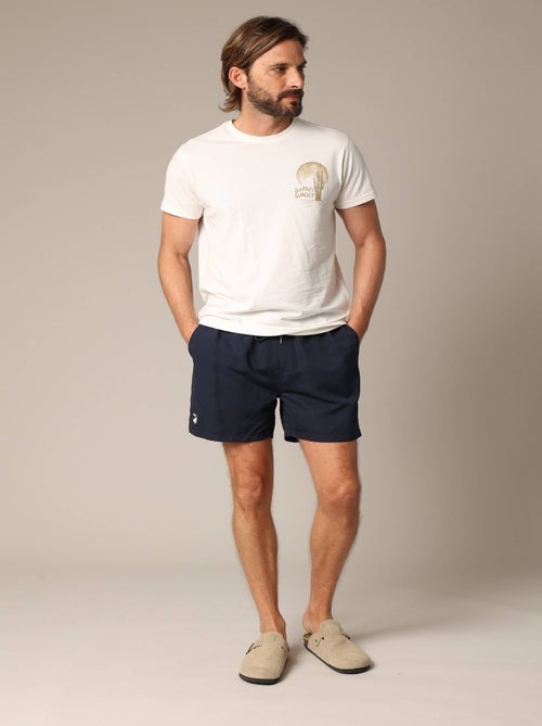Short de bain homme uni 'Deeluxe' - Kiabi