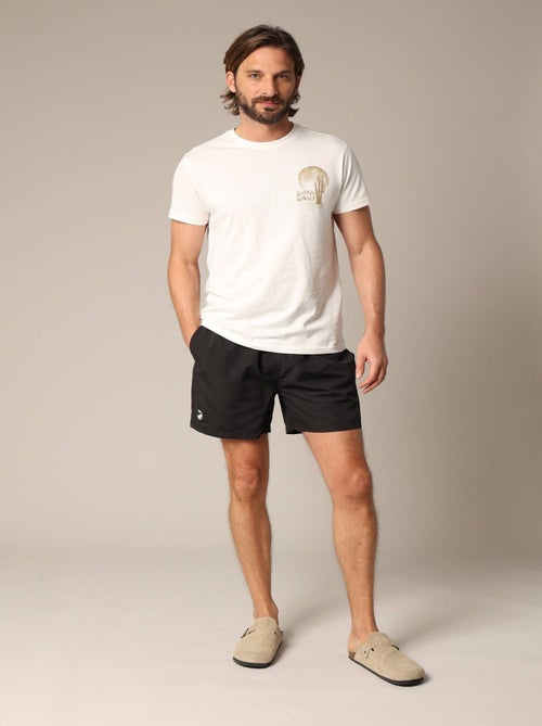 Short de bain homme uni 'Deeluxe' - Kiabi