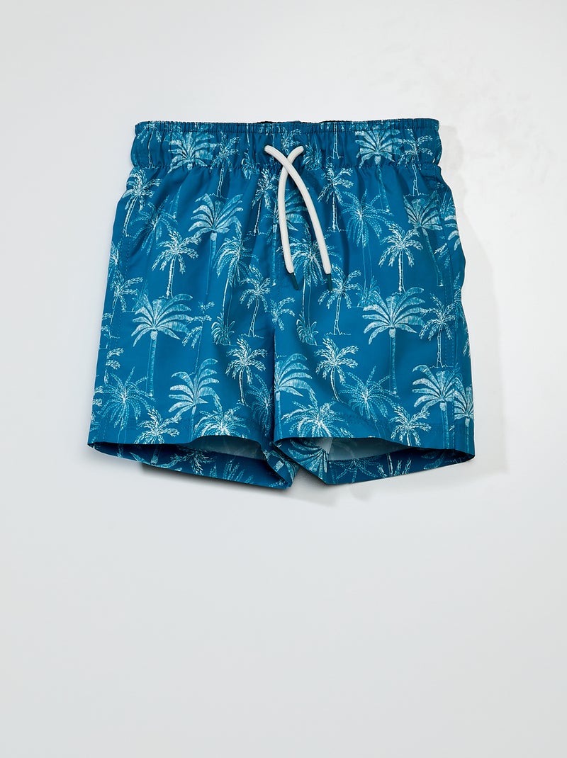 Short de bain imprimé Bleu - Kiabi