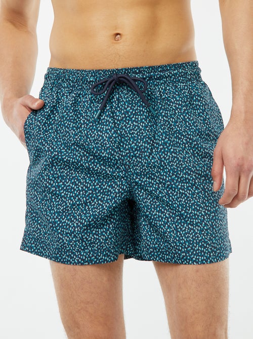Short de bain imprimé fantaisie - Kiabi