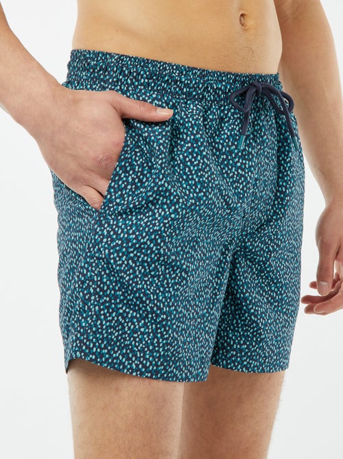 Short de bain imprimé fantaisie - Kiabi
