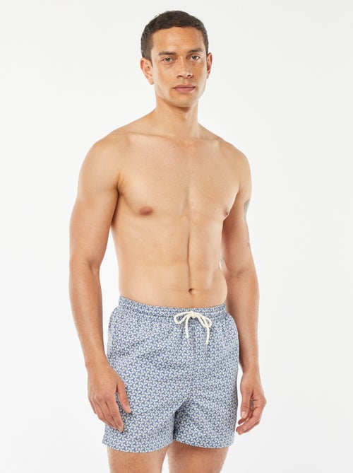 Short de bain imprimé fantaisie - Kiabi