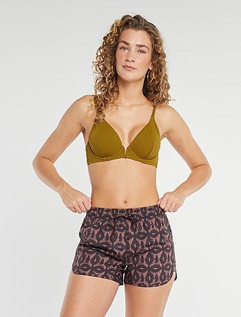 Short de bain imprimé