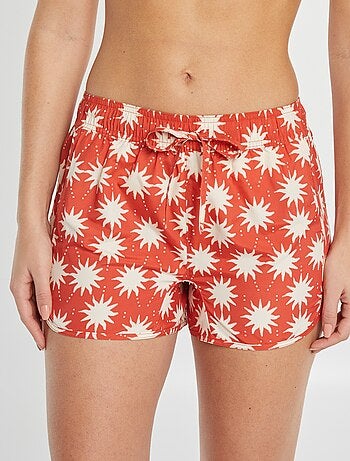 Short de bain imprimé