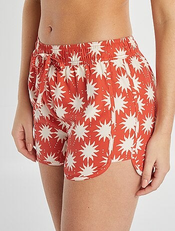 Short de bain imprimé