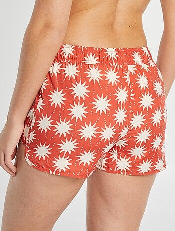 Short de bain imprimé