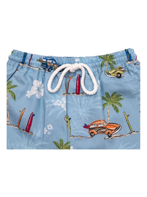 Short de Bain    Imprimé Voitures Rétro  SWIMBOY - La Faute à Voltaire - Kiabi