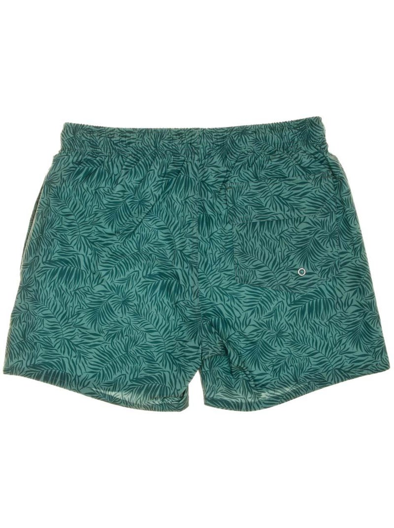 Short de bain Imprimée Homme Sun project Vert foncé - Kiabi