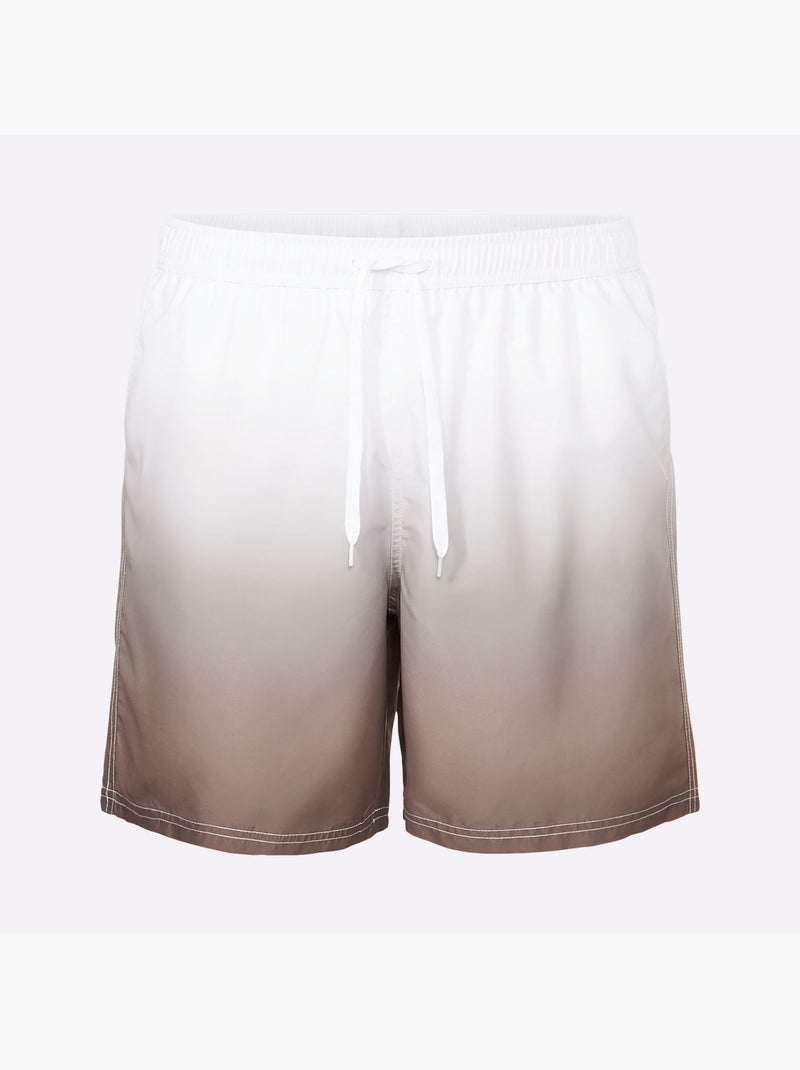 Short de bain jusqu'à la t. 10 - taille standard - witt Gris taupe - Kiabi
