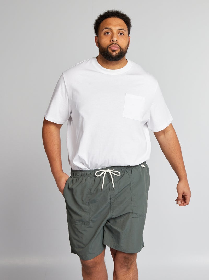 Short de bain Kaki - Kiabi