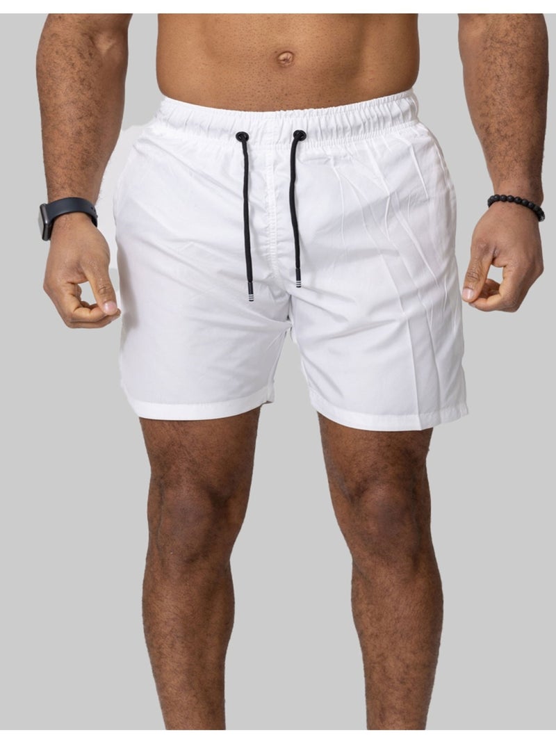 Short de bain Kebello Blanc - Kiabi